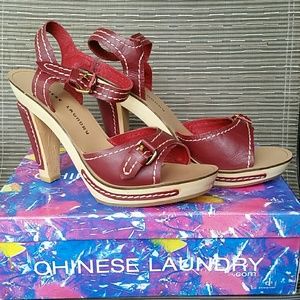 Chinese Laundry Wood and Leather Heels;-)